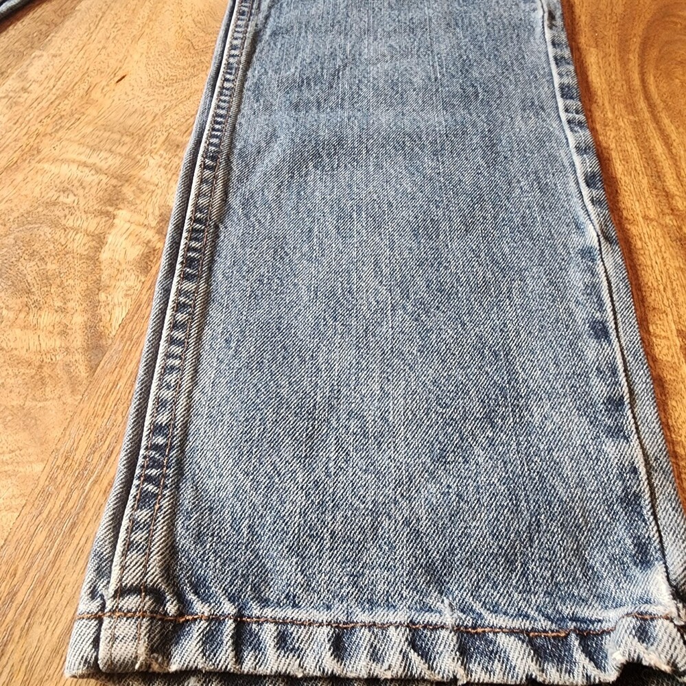 Harley-Davidson Jeans Womens 6 Petite Blue Medium Wash High Rise Straight Denim - Picture 2 of 14